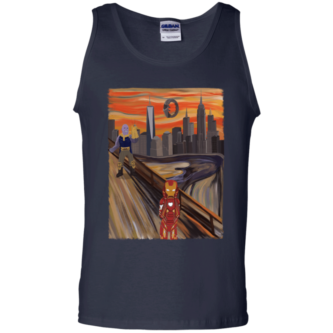 T-Shirts Navy / S Iron Scream Men's Tank Top