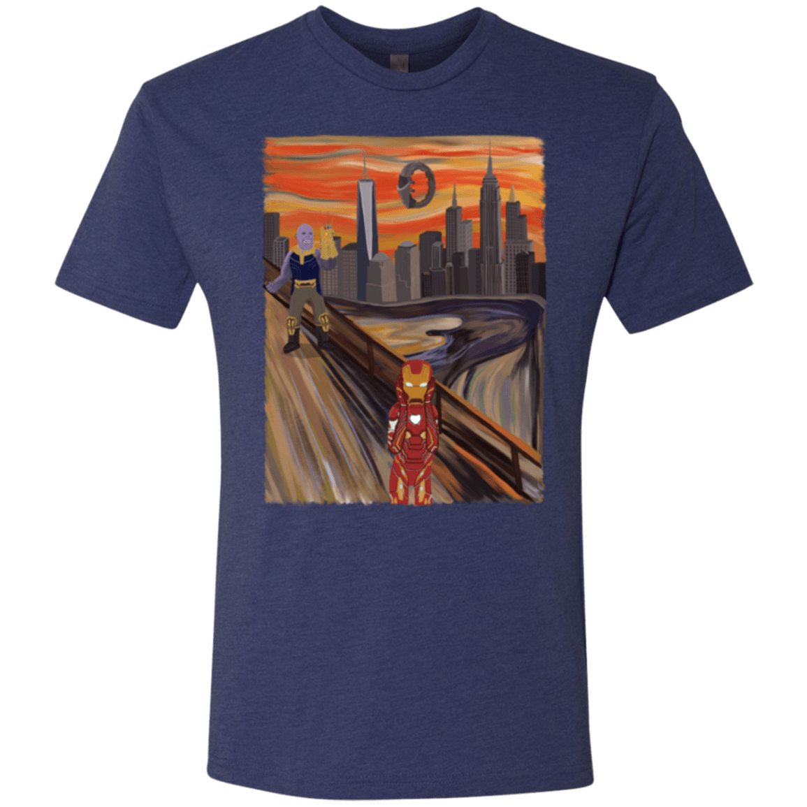 T-Shirts Vintage Navy / S Iron Scream Men's Triblend T-Shirt