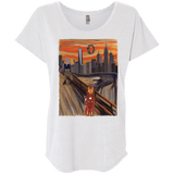 T-Shirts Heather White / X-Small Iron Scream Triblend Dolman Sleeve