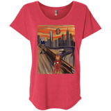 T-Shirts Vintage Red / X-Small Iron Scream Triblend Dolman Sleeve