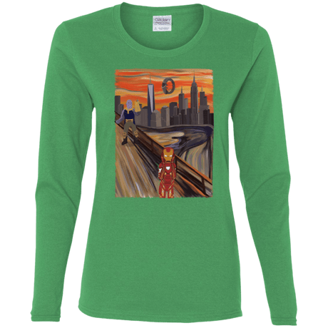 T-Shirts Irish Green / S Iron Scream Women's Long Sleeve T-Shirt