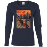 T-Shirts Navy / S Iron Scream Women's Long Sleeve T-Shirt