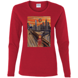 T-Shirts Red / S Iron Scream Women's Long Sleeve T-Shirt