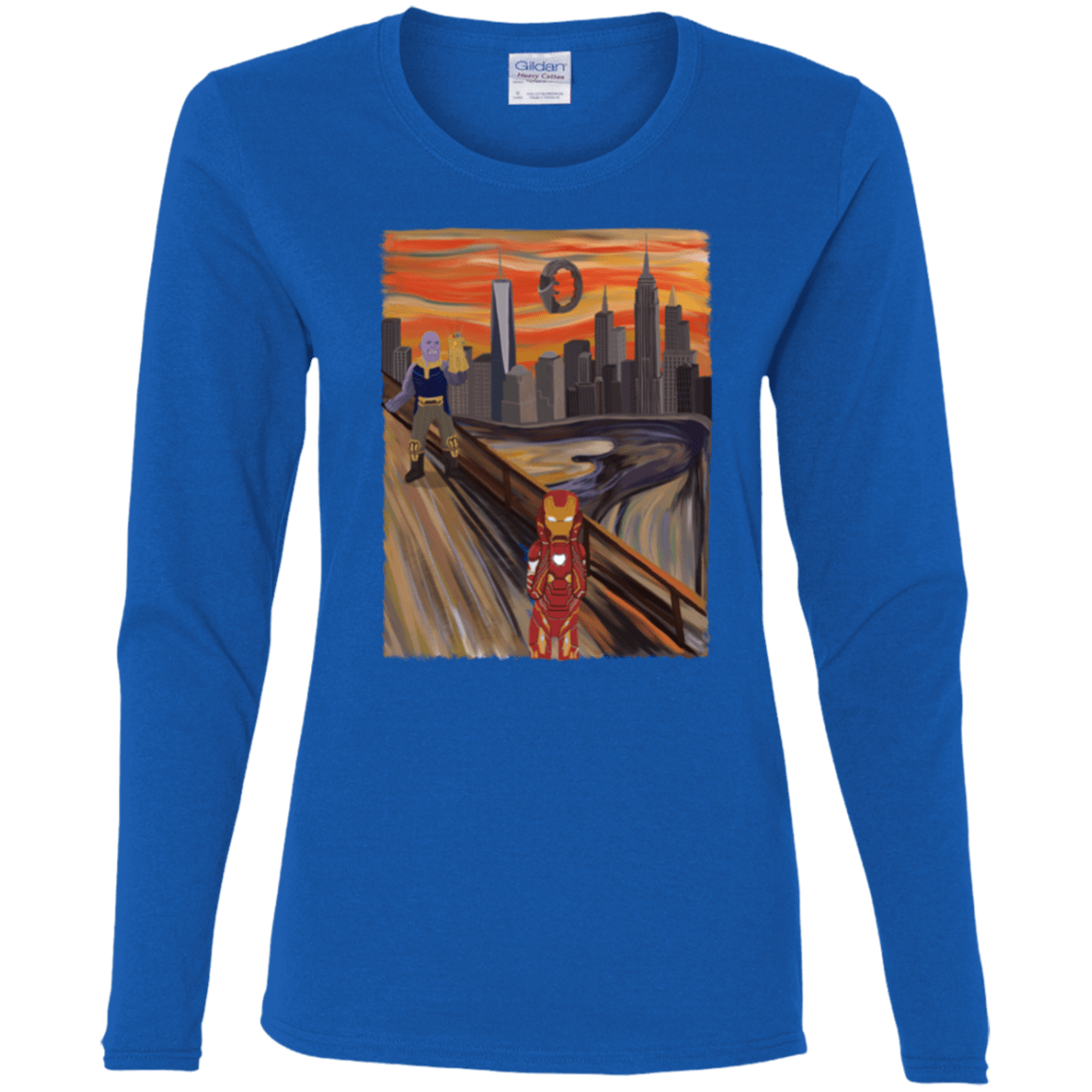 T-Shirts Royal / S Iron Scream Women's Long Sleeve T-Shirt