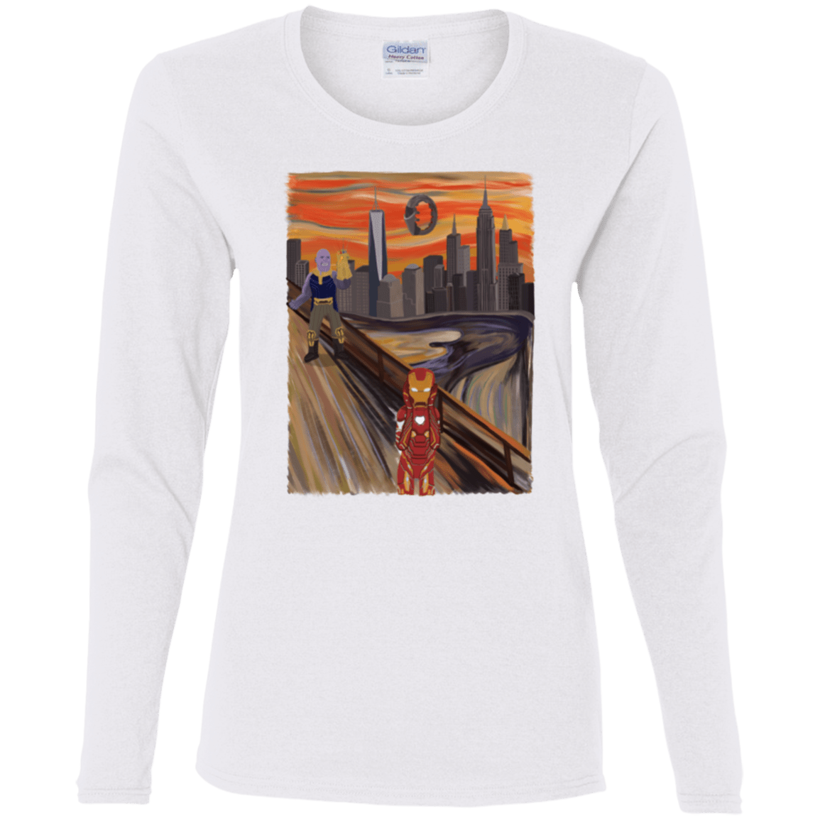 T-Shirts White / S Iron Scream Women's Long Sleeve T-Shirt