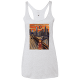 T-Shirts Heather White / X-Small Iron Scream Women's Triblend Racerback Tank
