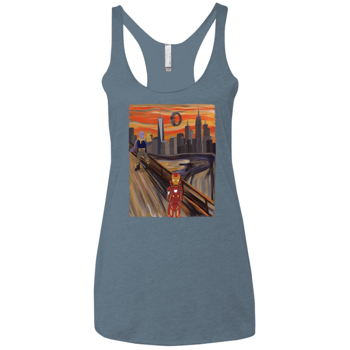 T-Shirts Indigo / X-Small Iron Scream Women's Triblend Racerback Tank