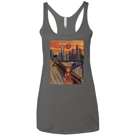 T-Shirts Premium Heather / X-Small Iron Scream Women's Triblend Racerback Tank