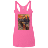 T-Shirts Vintage Pink / X-Small Iron Scream Women's Triblend Racerback Tank