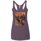 T-Shirts Vintage Purple / X-Small Iron Scream Women's Triblend Racerback Tank