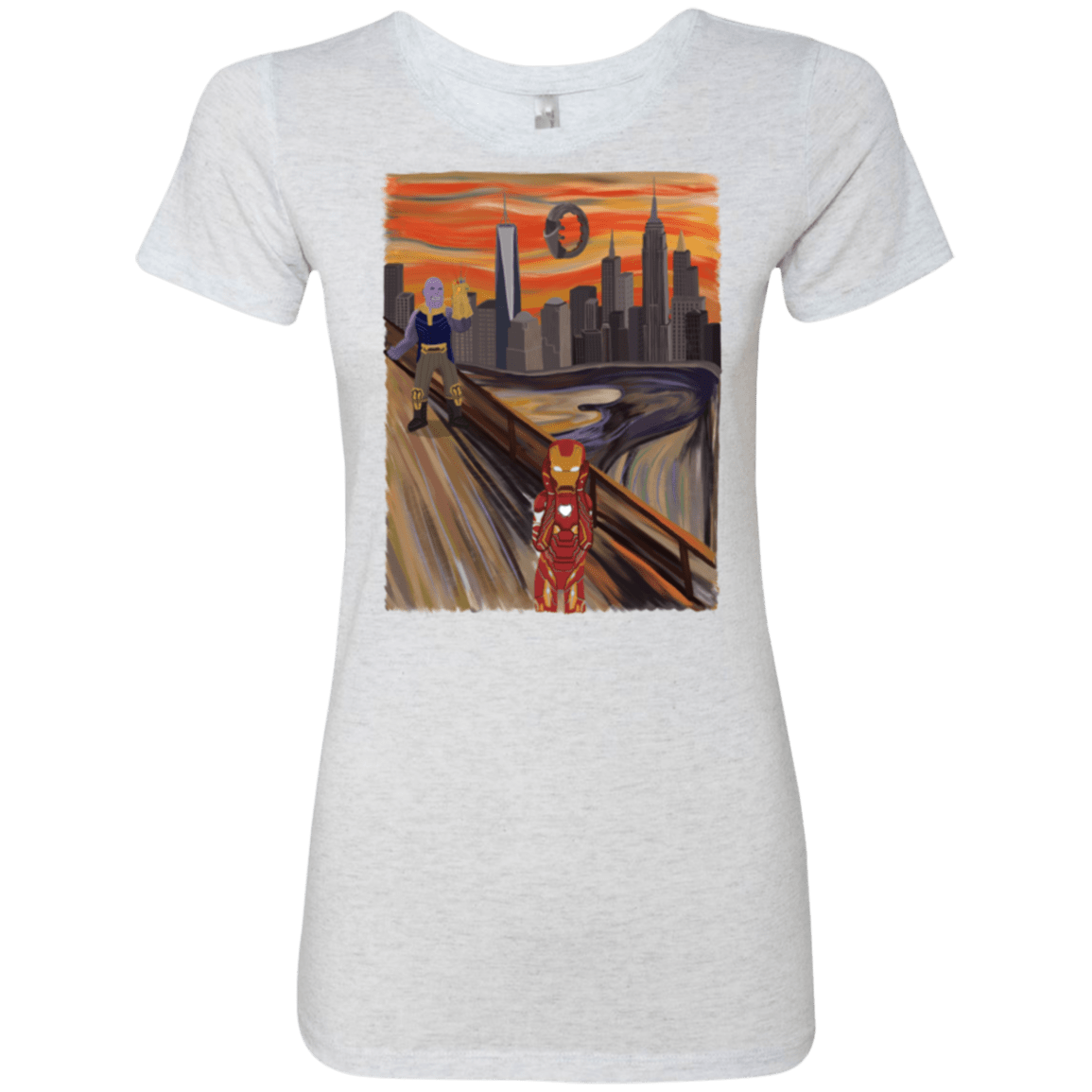 T-Shirts Heather White / S Iron Scream Women's Triblend T-Shirt