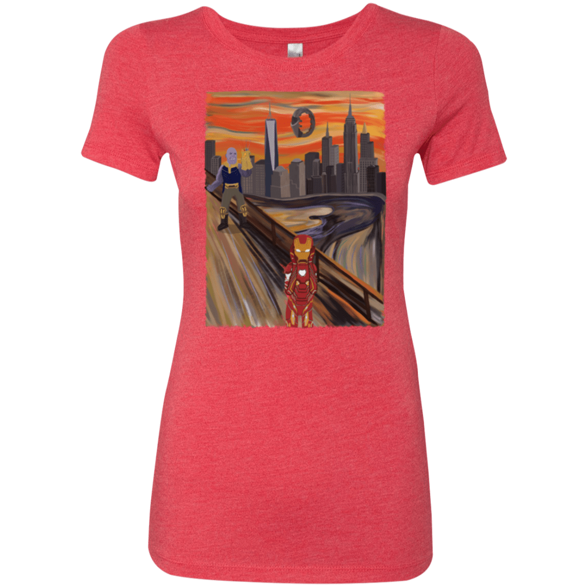 T-Shirts Vintage Red / S Iron Scream Women's Triblend T-Shirt