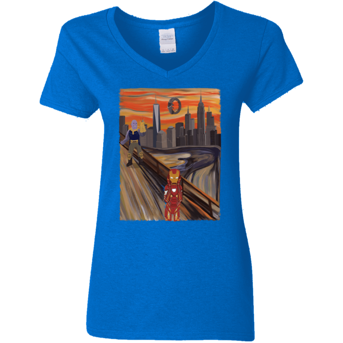 T-Shirts Royal / S Iron Scream Women's V-Neck T-Shirt