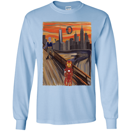 T-Shirts Light Blue / YS Iron Scream Youth Long Sleeve T-Shirt