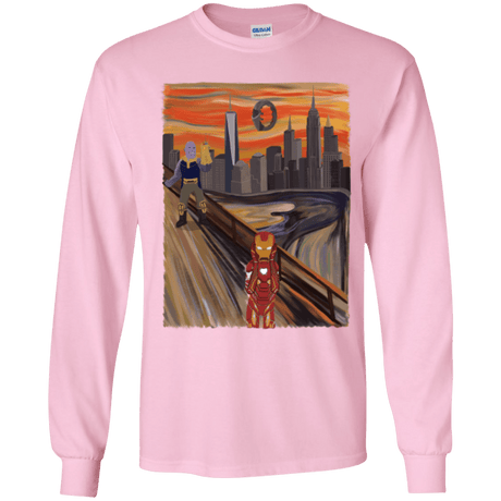 T-Shirts Light Pink / YS Iron Scream Youth Long Sleeve T-Shirt