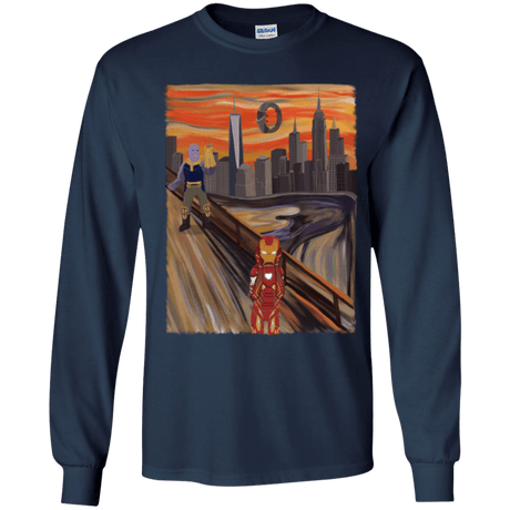 T-Shirts Navy / YS Iron Scream Youth Long Sleeve T-Shirt