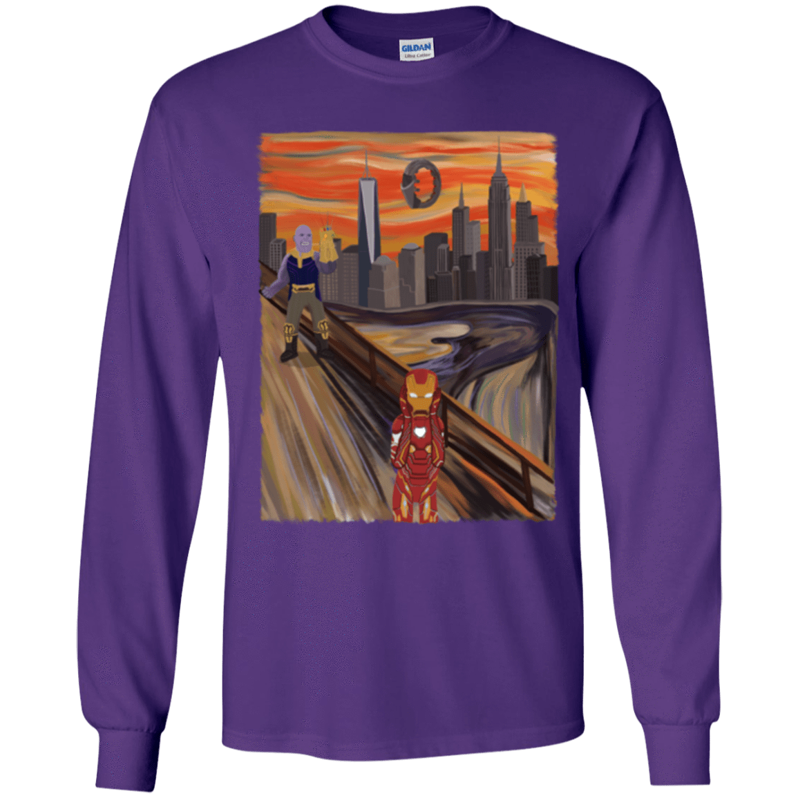 T-Shirts Purple / YS Iron Scream Youth Long Sleeve T-Shirt