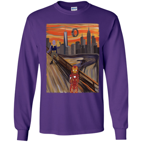 T-Shirts Purple / YS Iron Scream Youth Long Sleeve T-Shirt