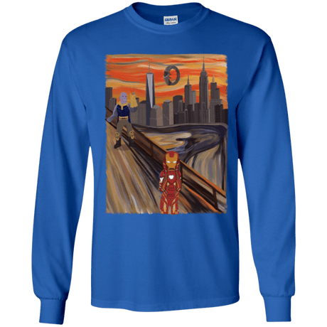 T-Shirts Royal / YS Iron Scream Youth Long Sleeve T-Shirt