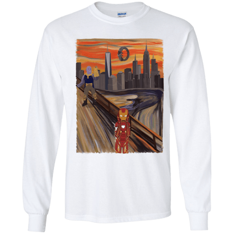 T-Shirts White / YS Iron Scream Youth Long Sleeve T-Shirt