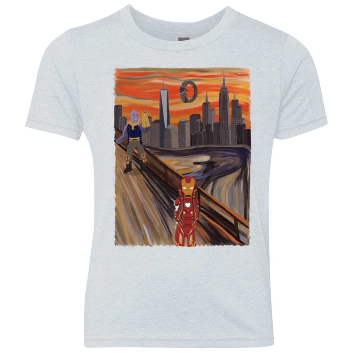 T-Shirts Heather White / YXS Iron Scream Youth Triblend T-Shirt