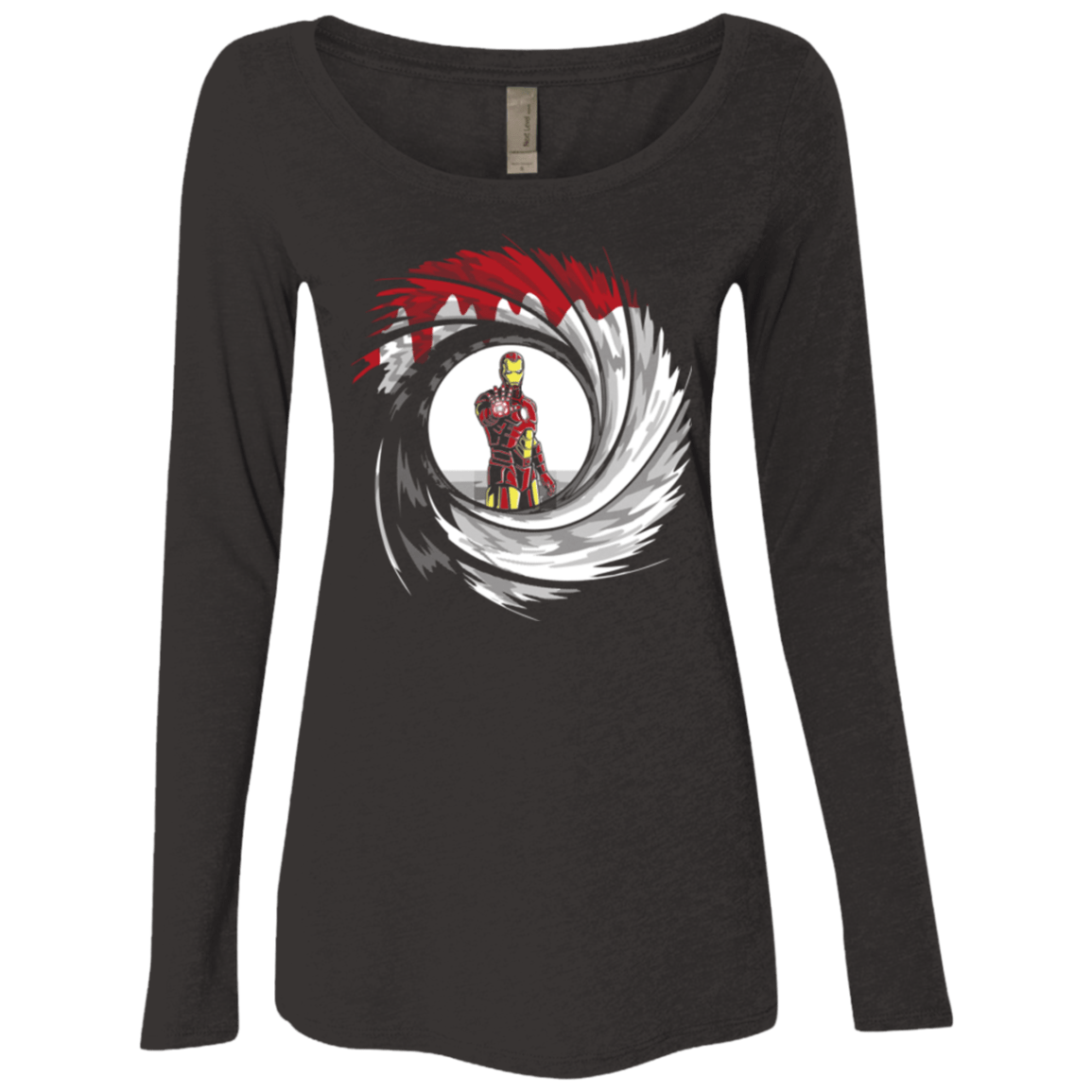 T-Shirts Vintage Black / Small Iron Shot Women's Triblend Long Sleeve Shirt