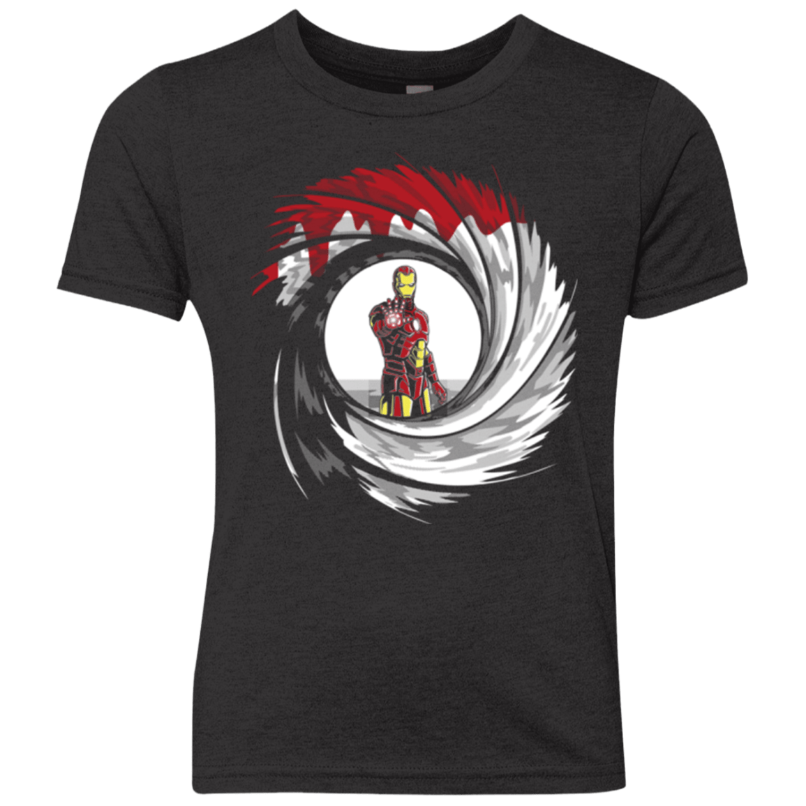 T-Shirts Vintage Black / YXS Iron Shot Youth Triblend T-Shirt