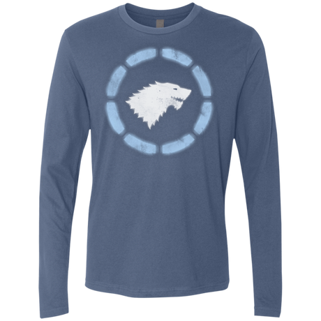 T-Shirts Indigo / Small Iron Stark Men's Premium Long Sleeve