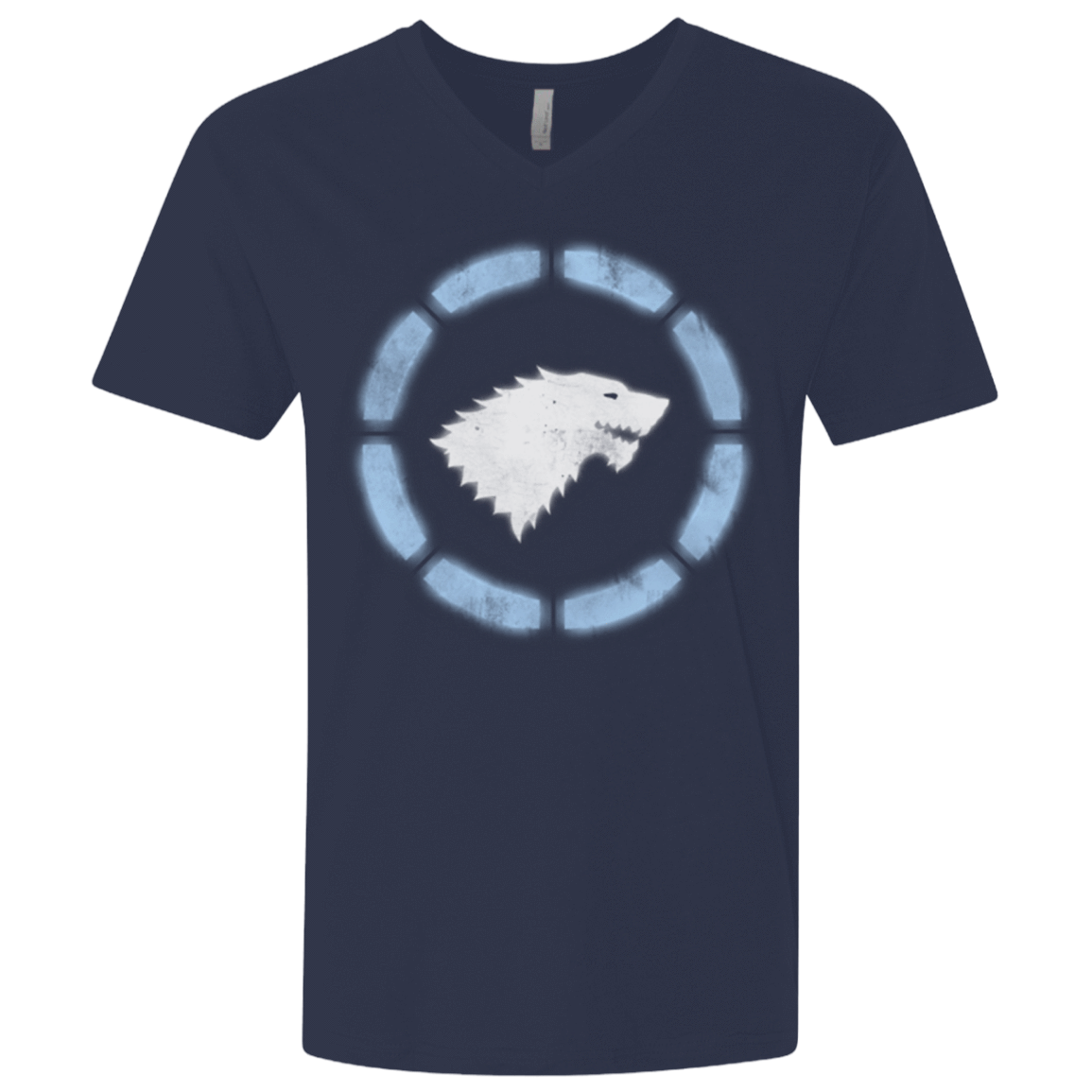 T-Shirts Midnight Navy / X-Small Iron Stark Men's Premium V-Neck