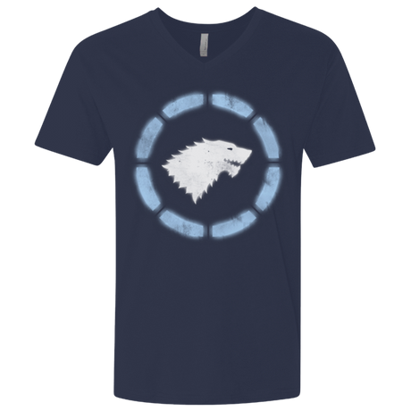 T-Shirts Midnight Navy / X-Small Iron Stark Men's Premium V-Neck