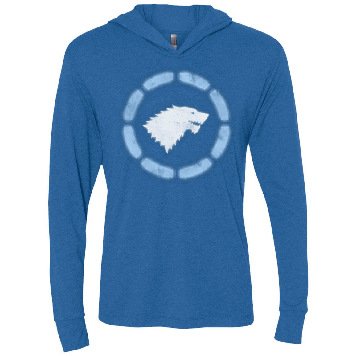 T-Shirts Vintage Royal / X-Small Iron Stark Triblend Long Sleeve Hoodie Tee