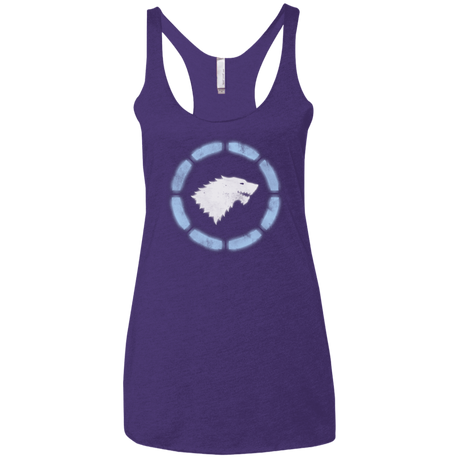T-Shirts Purple / X-Small Iron Stark Women's Triblend Racerback Tank