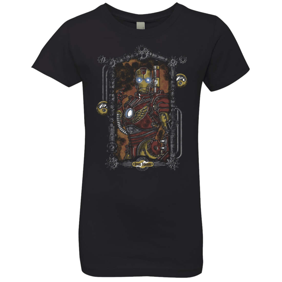 T-Shirts Black / YXS Iron Steam Girls Premium T-Shirt