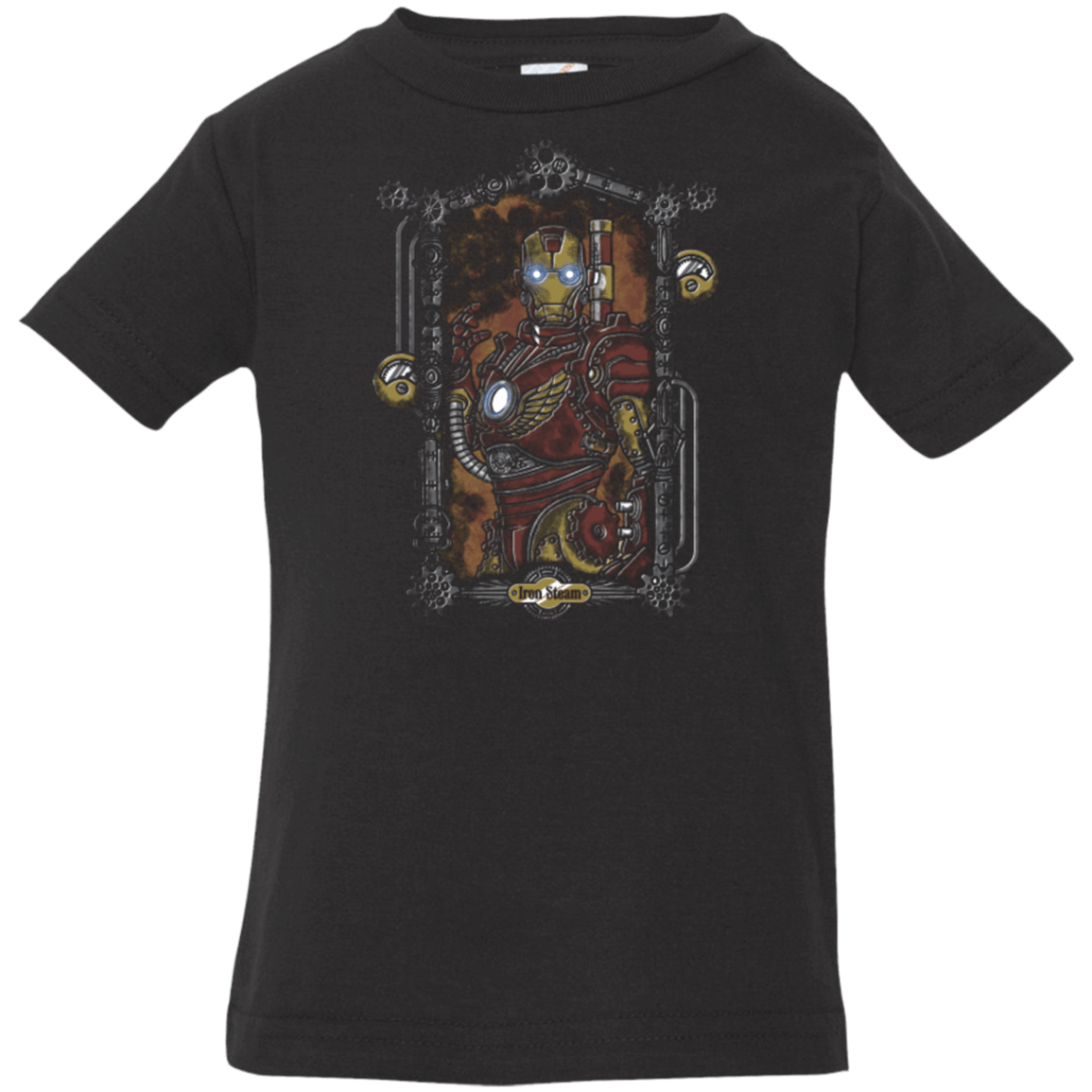 T-Shirts Black / 6 Months Iron Steam Infant Premium T-Shirt
