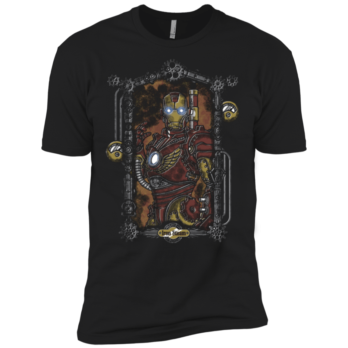 T-Shirts Black / X-Small Iron Steam Men's Premium T-Shirt