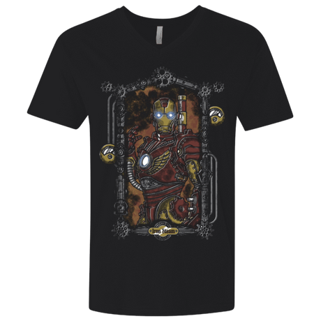 T-Shirts Black / X-Small Iron Steam Men's Premium V-Neck