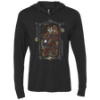 T-Shirts Vintage Black / X-Small Iron Steam Triblend Long Sleeve Hoodie Tee