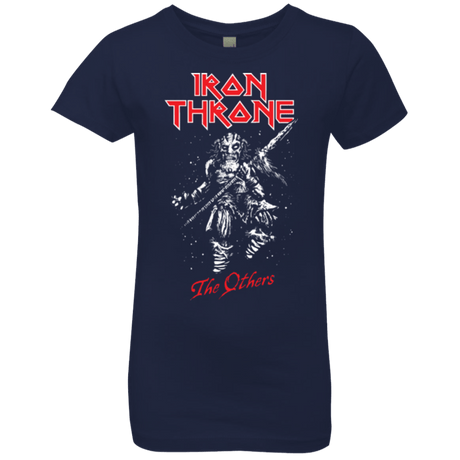 T-Shirts Midnight Navy / YXS Iron Throne Girls Premium T-Shirt