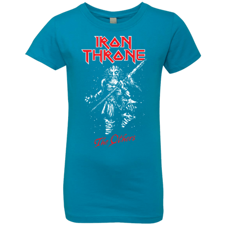 T-Shirts Turquoise / YXS Iron Throne Girls Premium T-Shirt