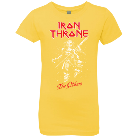 T-Shirts Vibrant Yellow / YXS Iron Throne Girls Premium T-Shirt