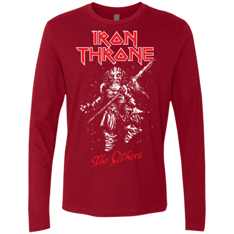 T-Shirts Cardinal / Small Iron Throne Men's Premium Long Sleeve