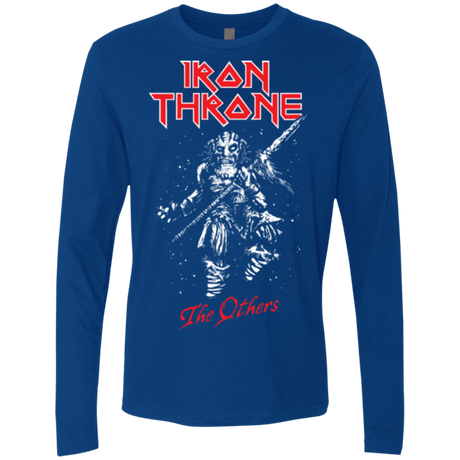 T-Shirts Royal / Small Iron Throne Men's Premium Long Sleeve