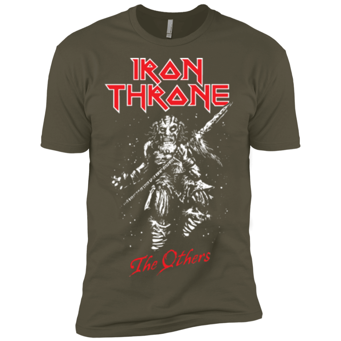 T-Shirts Military Green / X-Small Iron Throne Men's Premium T-Shirt
