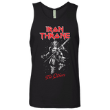 T-Shirts Black / Small Iron Throne Men's Premium Tank Top