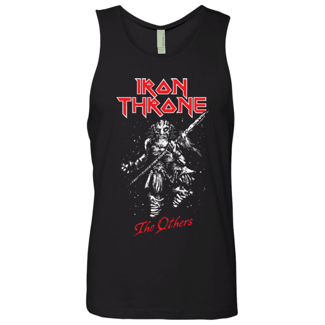 T-Shirts Black / Small Iron Throne Men's Premium Tank Top