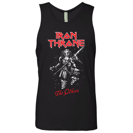 T-Shirts Black / Small Iron Throne Men's Premium Tank Top