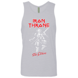 T-Shirts Heather Grey / Small Iron Throne Men's Premium Tank Top