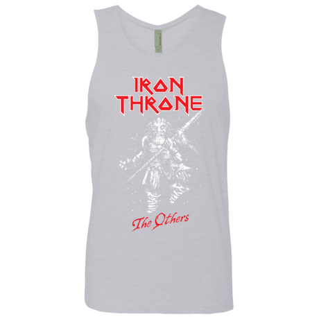 T-Shirts Heather Grey / Small Iron Throne Men's Premium Tank Top