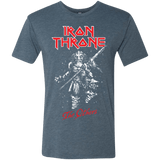 T-Shirts Indigo / Small Iron Throne Men's Triblend T-Shirt