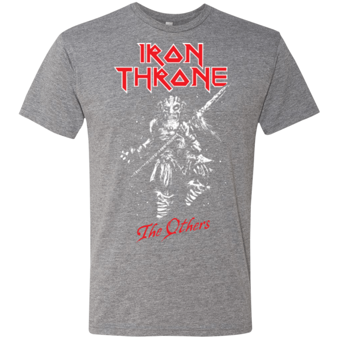 T-Shirts Premium Heather / Small Iron Throne Men's Triblend T-Shirt